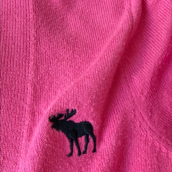Abercrombie & Fitch Vibrant Pink Cardigan - Picture 3 of 9